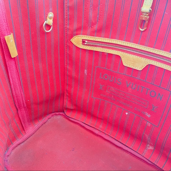 ❤️✨FULL SET✨❤️ Louis Vuitton Neverfull MM Cherry! - Picture 11 of 16